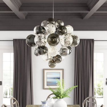 bubble ball chandelier